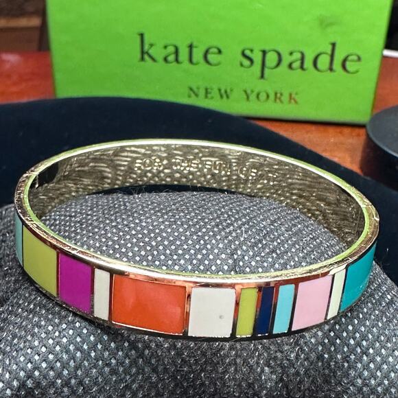 kate spade Jewelry - Kate Spade - "For The Fun of It' idiom bracelet, rainbow of colors